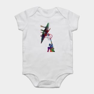 Basketball sport art #basketball Baby Bodysuit